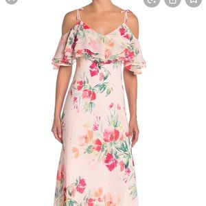 Calvin Klein Off-Shoulder Maxi Dress Size 8